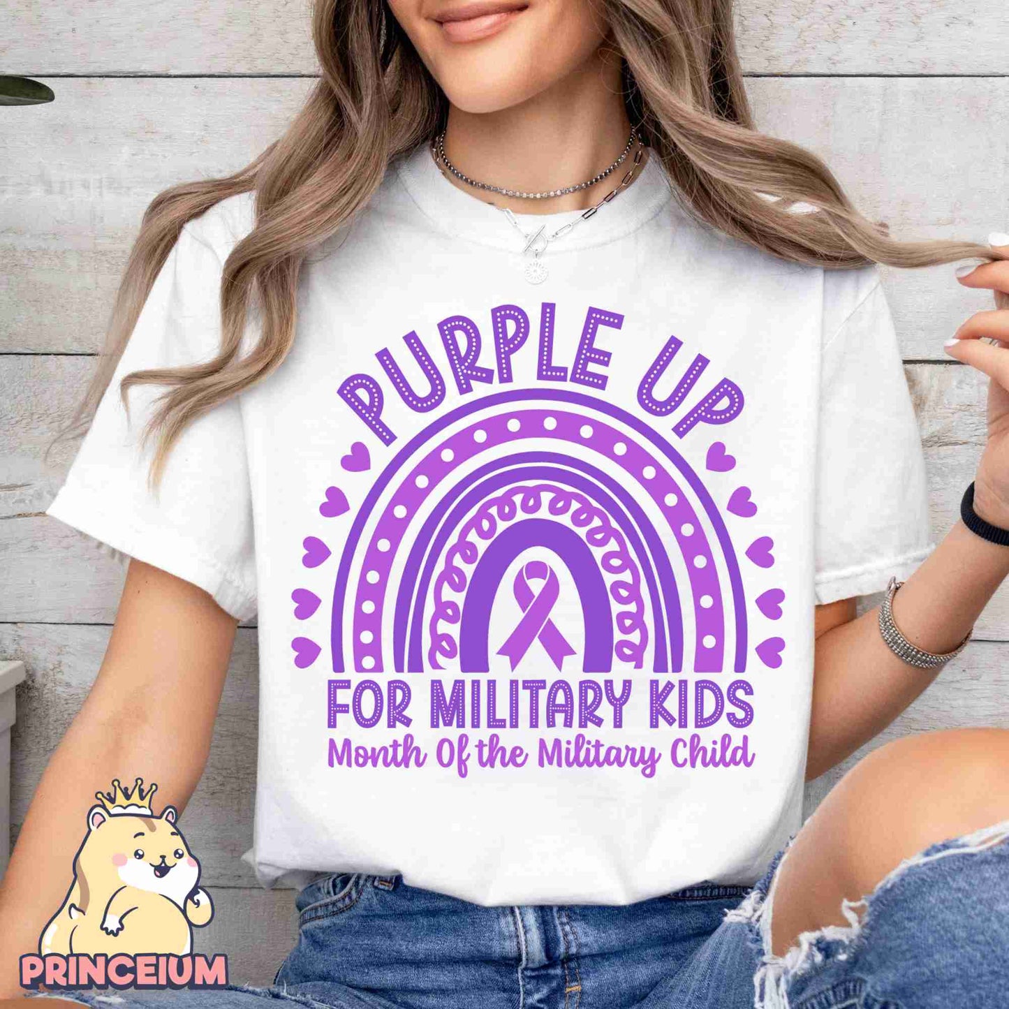 Purple Up for Military Kids Png, Month of the Miliary Child Png, Military Kids, Military Child Awareness