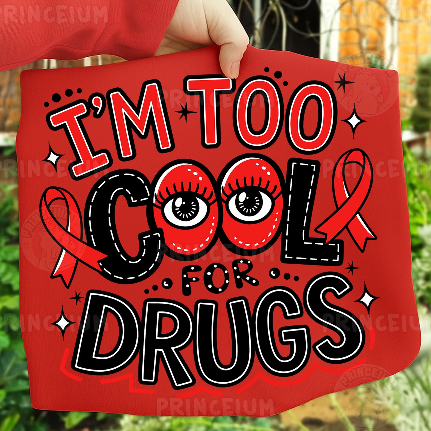 Red Ribbon Week Bundle Png, In October We Wear, Red Ribbon Week Png, Drug-Free, Anti-Drug Svg, Red ribbon Week, Sublimation Designs, Digital