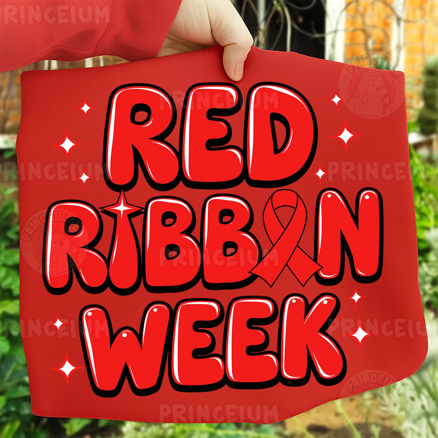 Red Ribbon Week Bundle Png, In October We Wear, Red Ribbon Week Png, Drug-Free, Anti-Drug Svg, Red ribbon Week, Sublimation Designs, Digital