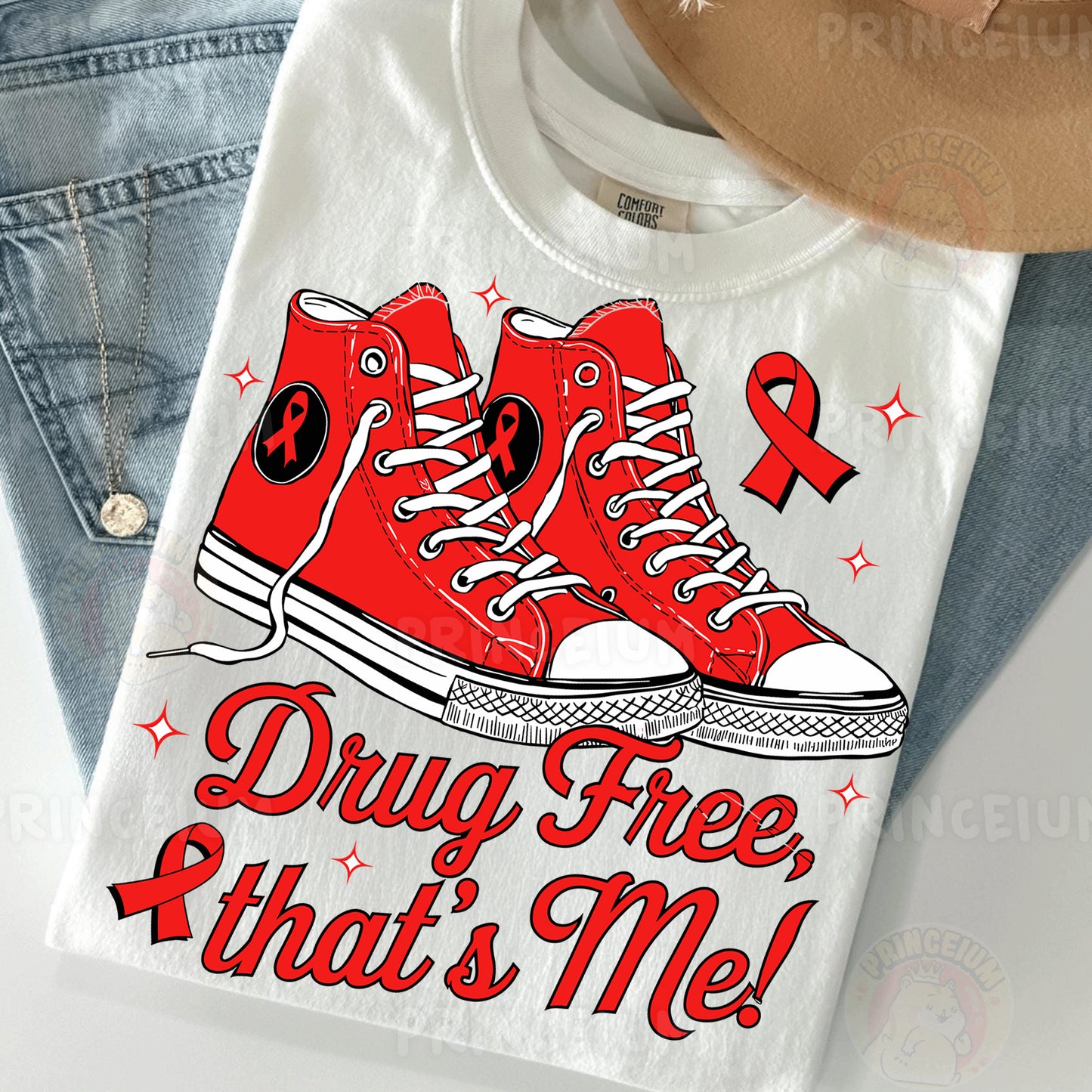 Red Ribbon Week Bundle Png, In October We Wear, Red Ribbon Week Png, Drug-Free, Anti-Drug Svg, Red ribbon Week, Sublimation Designs, Digital