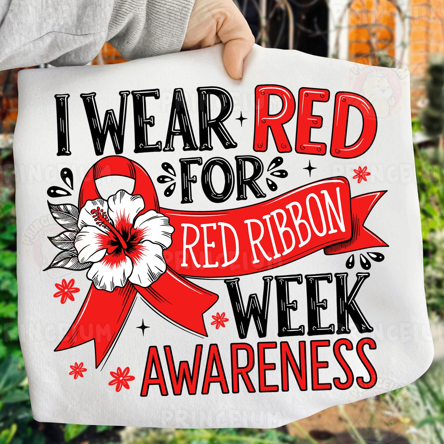 Red Ribbon Week Bundle Png, In October We Wear, Red Ribbon Week Png, Drug-Free, Anti-Drug Svg, Red ribbon Week, Sublimation Designs, Digital