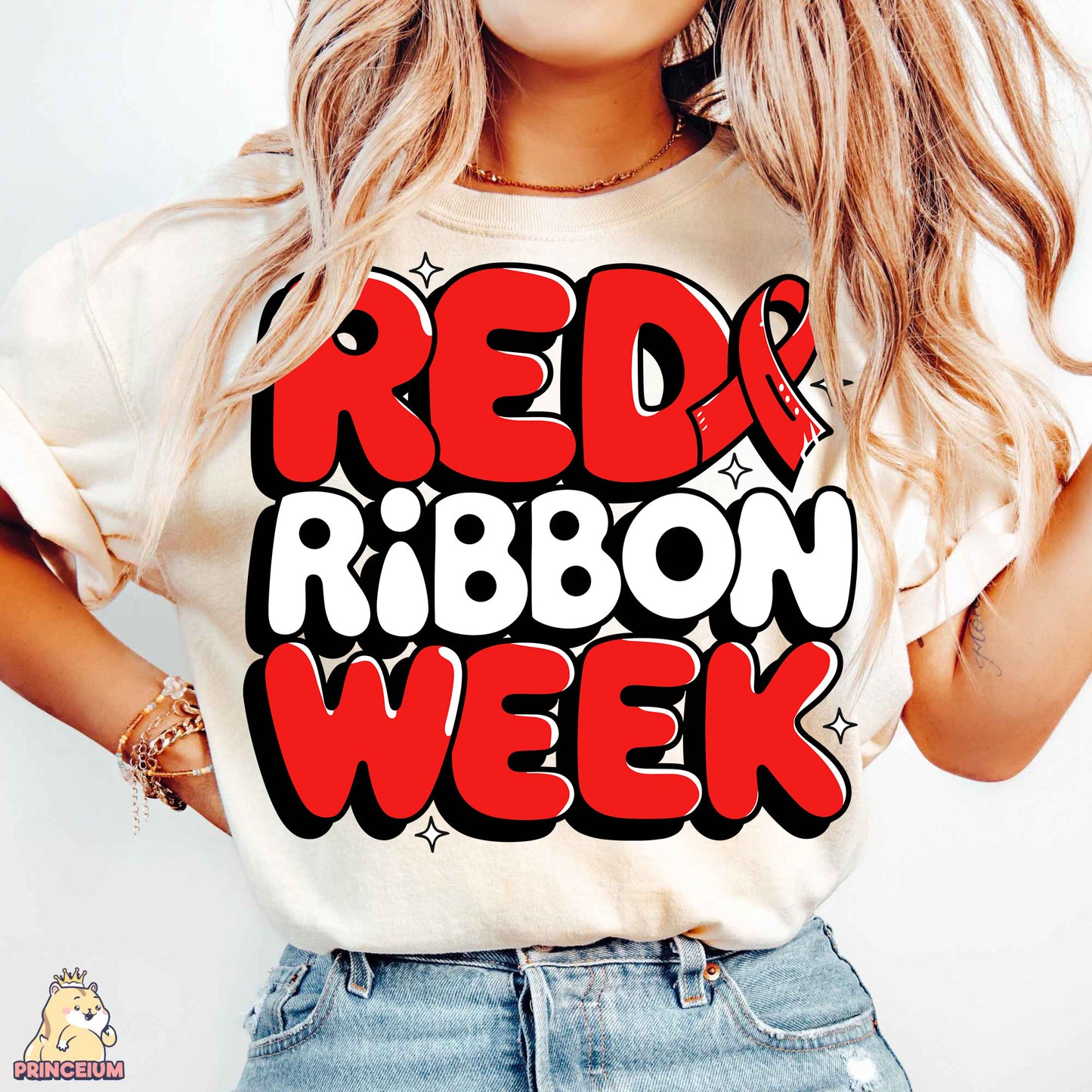 Red Ribbon Week Mega Bundle Png, In October We Wear, Red Ribbon Week Png, Drug Free, Anti Drug Png, Red ribbon Week, Sublimation Designs