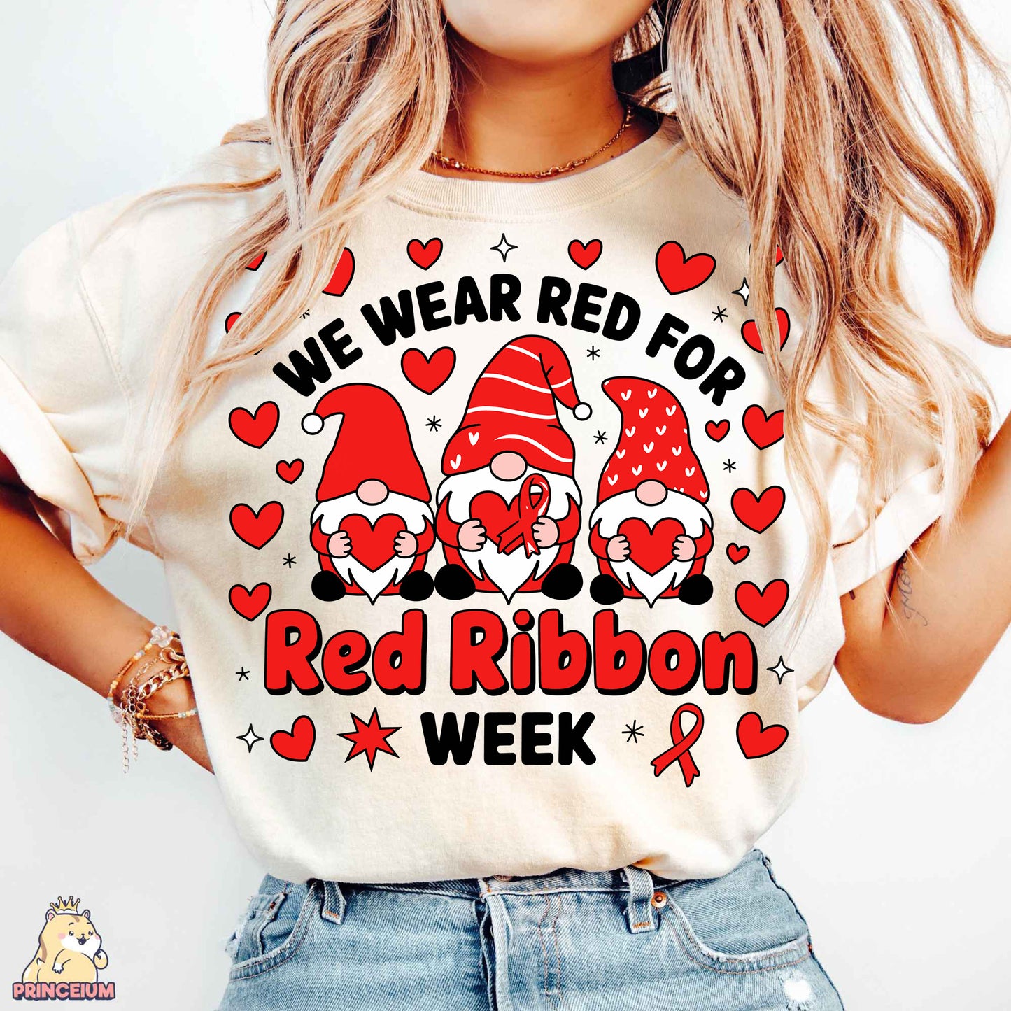 Red Ribbon Week Bundle Png, In October We Wear, Red Ribbon Week Png, Drug-Free, Anti-Drug Svg, Red ribbon Week, Sublimation Designs, Digital