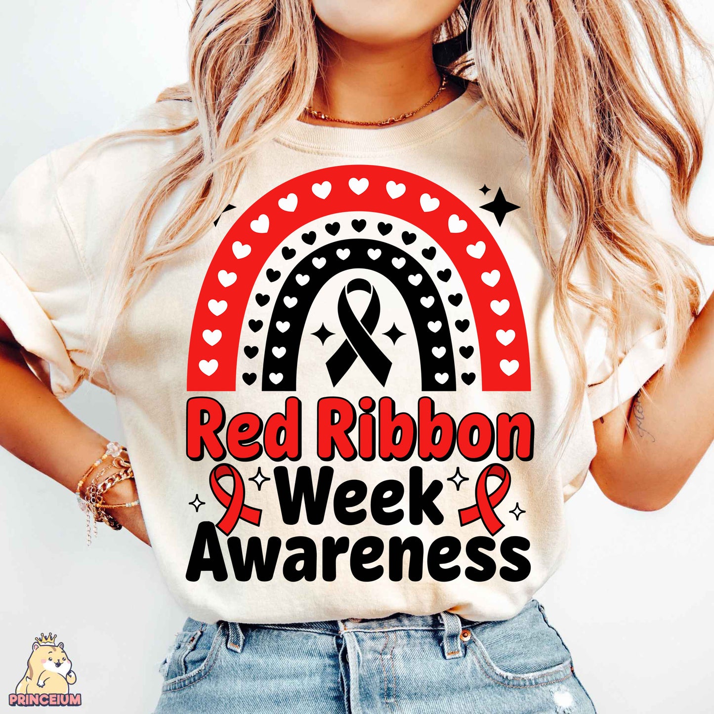 Red Ribbon Week Bundle Png, In October We Wear, Red Ribbon Week Png, Drug-Free, Anti-Drug Svg, Red ribbon Week, Sublimation Designs, Digital