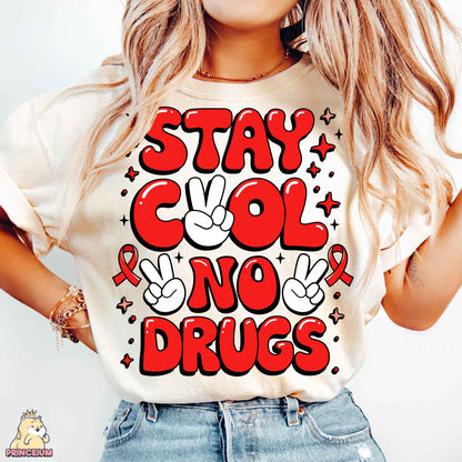 Red Ribbon Week Bundle Png, In October We Wear, Red Ribbon Week Png, Drug-Free, Anti-Drug Svg, Red ribbon Week, Sublimation Designs, Digital