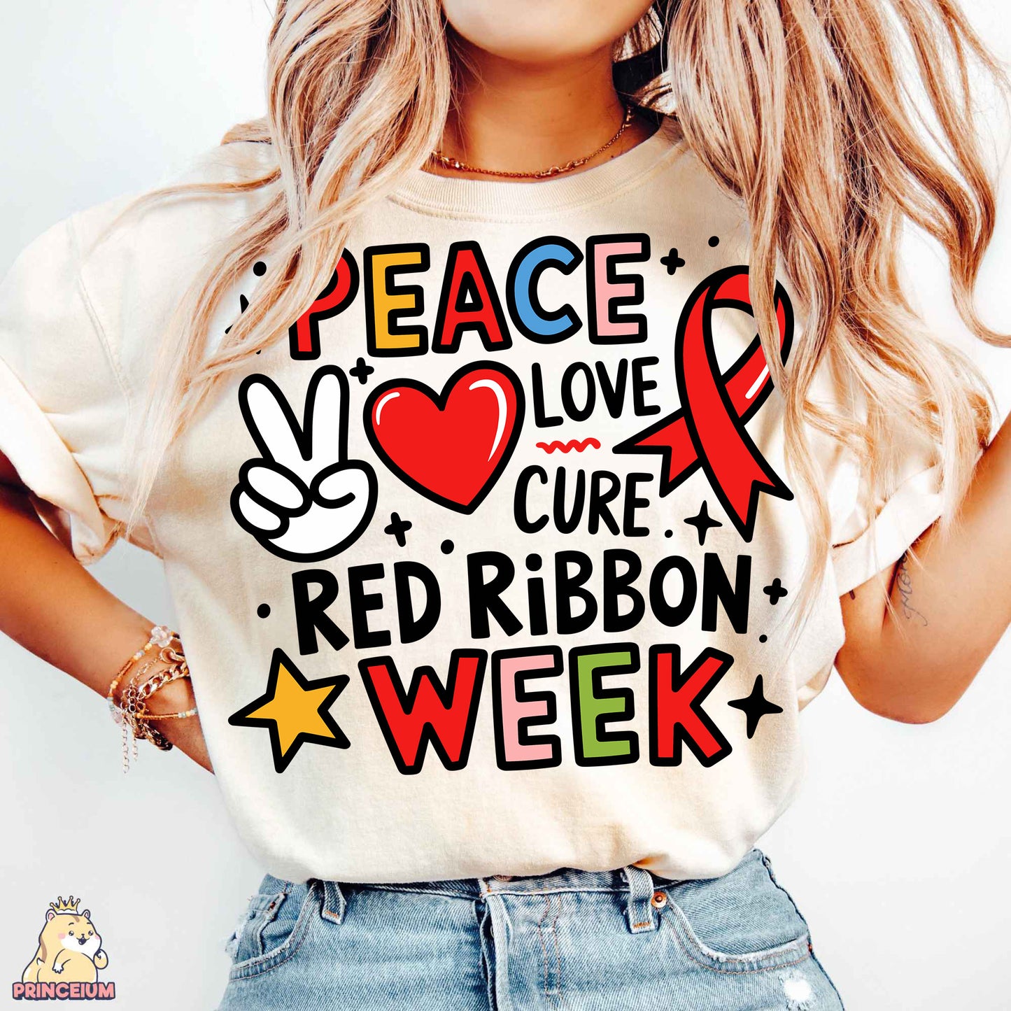 Red Ribbon Week Mega Bundle Png, In October We Wear, Red Ribbon Week Png, Drug Free, Anti Drug Png, Red ribbon Week, Sublimation Designs (Copy)