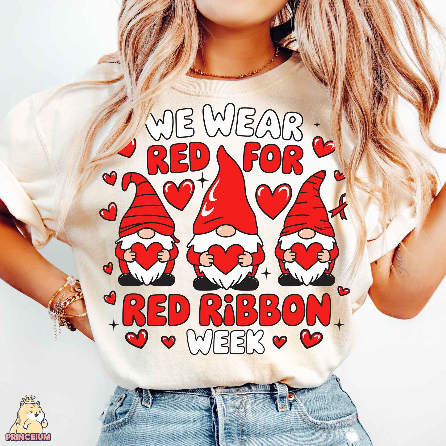 Red Ribbon Week Bundle Png, In October We Wear, Red Ribbon Week Png, Drug-Free, Anti-Drug Svg, Red ribbon Week, Sublimation Designs, Digital