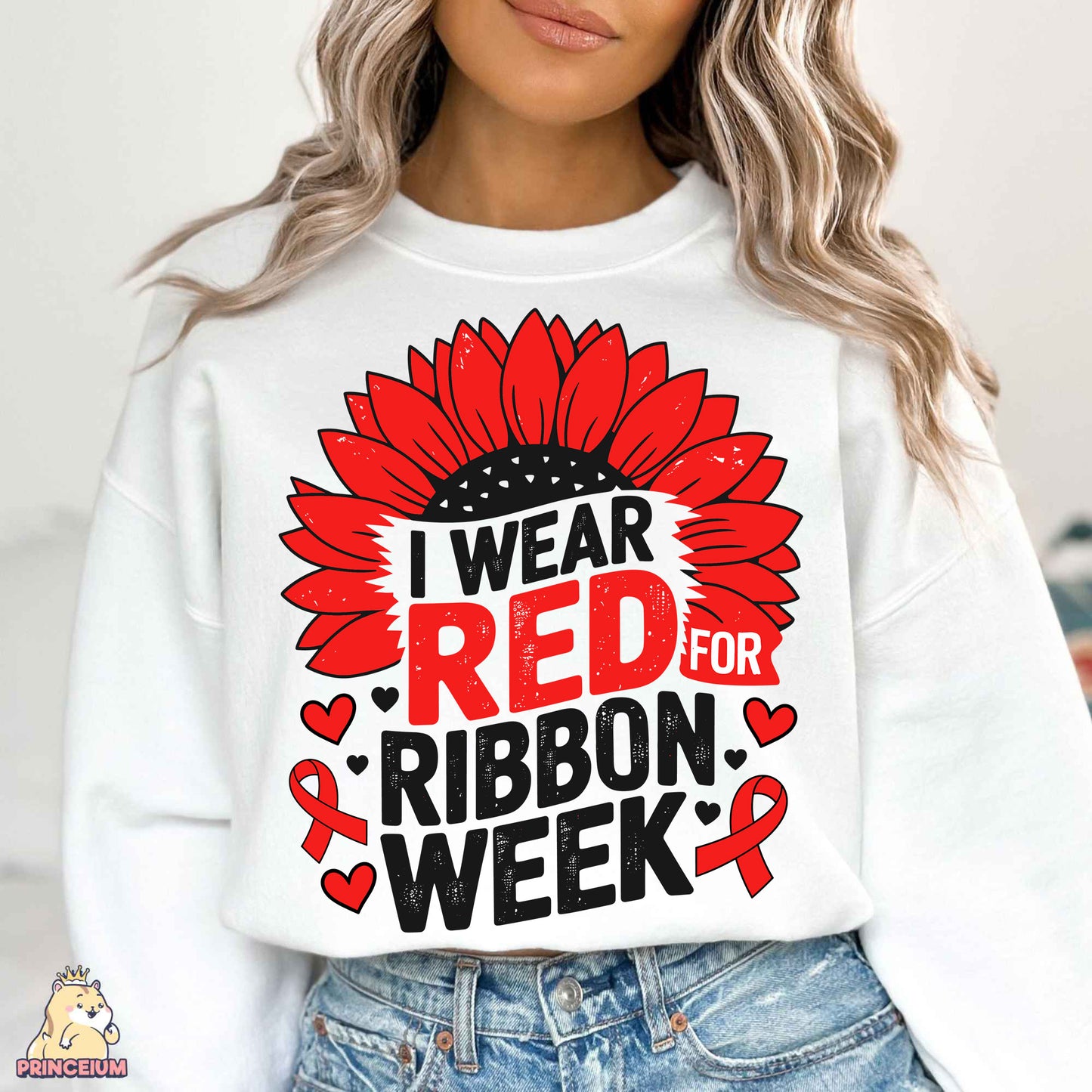 Red Ribbon Week Bundle Png, In October We Wear, Red Ribbon Week Png, Drug-Free, Anti-Drug Svg, Red ribbon Week, Sublimation Designs, Digital