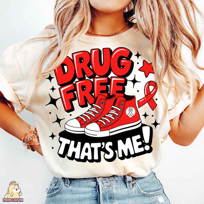 Red Ribbon Week Bundle Png, In October We Wear, Red Ribbon Week Png, Drug-Free, Anti-Drug Svg, Red ribbon Week, Sublimation Designs, Digital