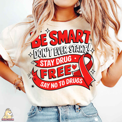 Red Ribbon Week Bundle Png, In October We Wear, Red Ribbon Week Png, Drug-Free, Anti-Drug Svg, Red ribbon Week, Sublimation Designs, Digital