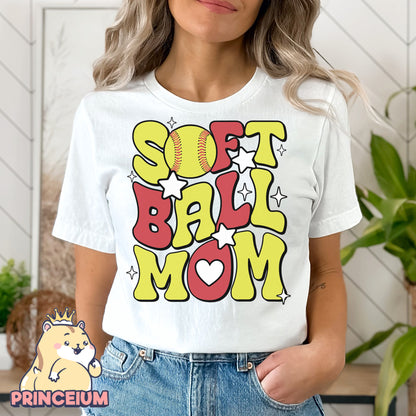Softball Mom Png, Softball Mom Sublimation Design, Mother Day Gift Download Files