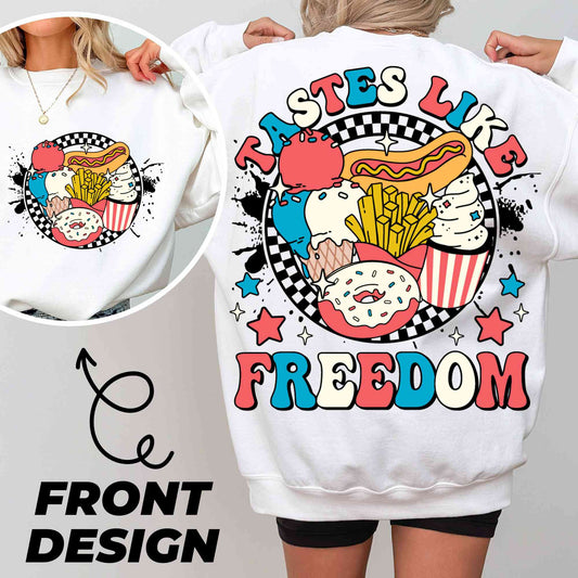 Tastes Like Freedom Png, 4th of July Png, Fourth of July Png, USA Png, America Png, Independence Day Sublimation