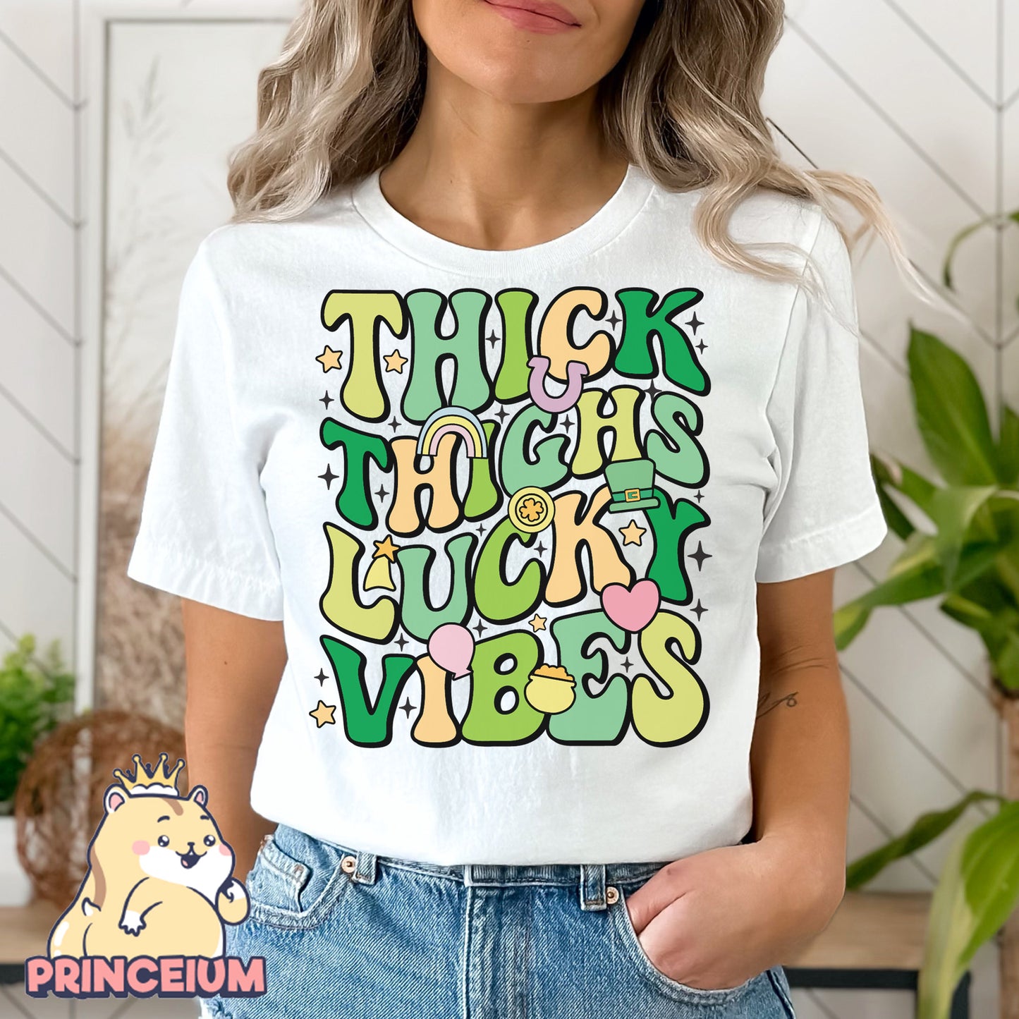 Thick Thighs Lucky Vibes Png, St Patrick Day Png, Irish Day Png, Happy St Patrick Day, Irish Day, Digital Download Files