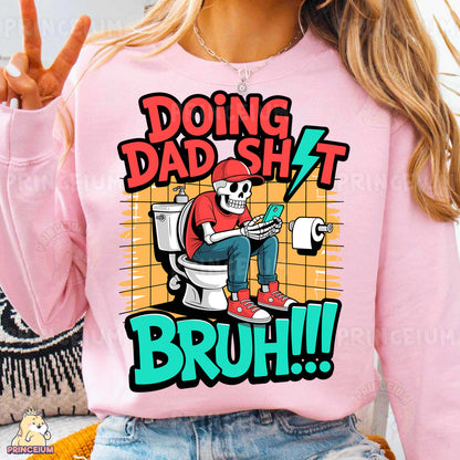 a woman wearing a pink shirt with a cartoon character on it