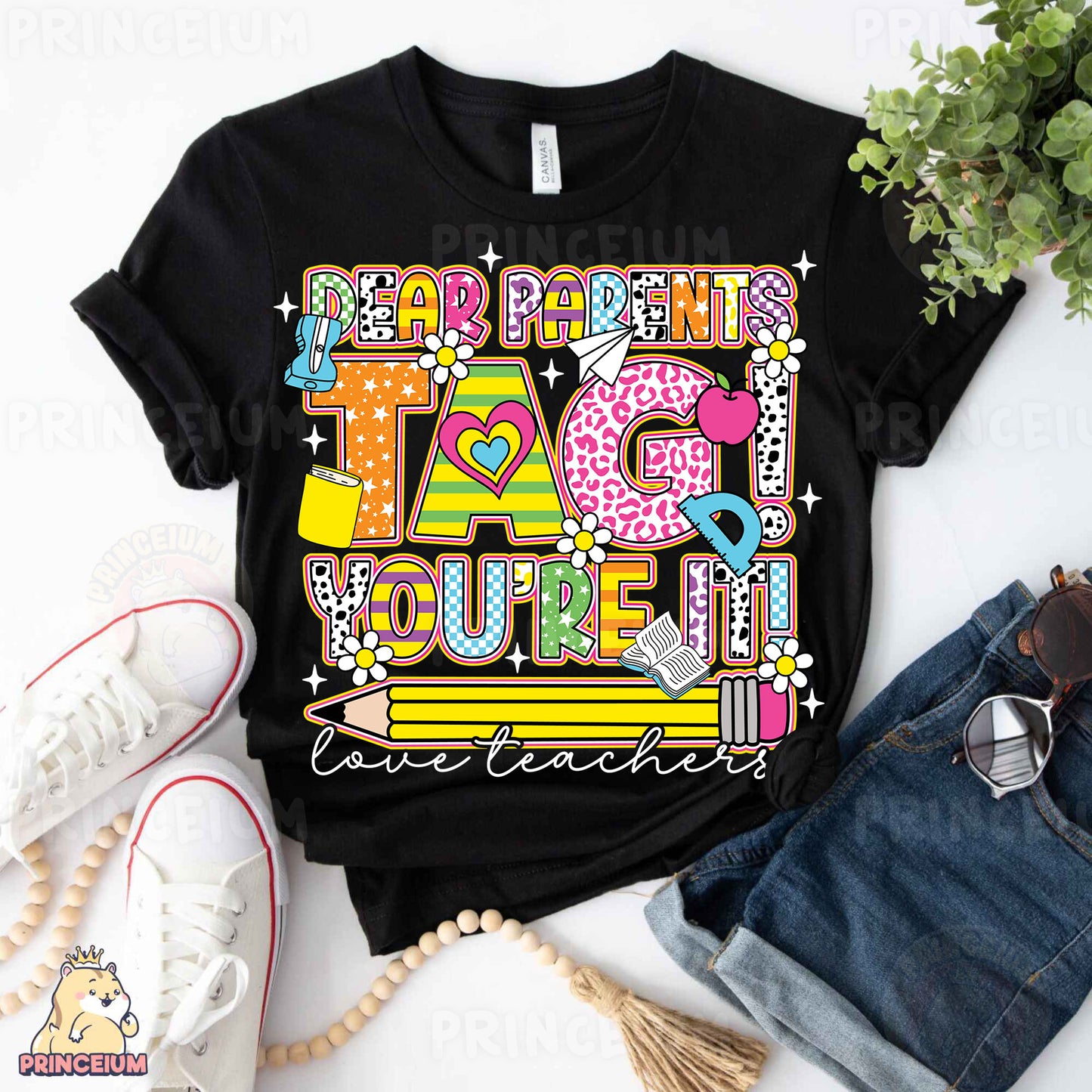 a t - shirt that says dear parents tag yourself