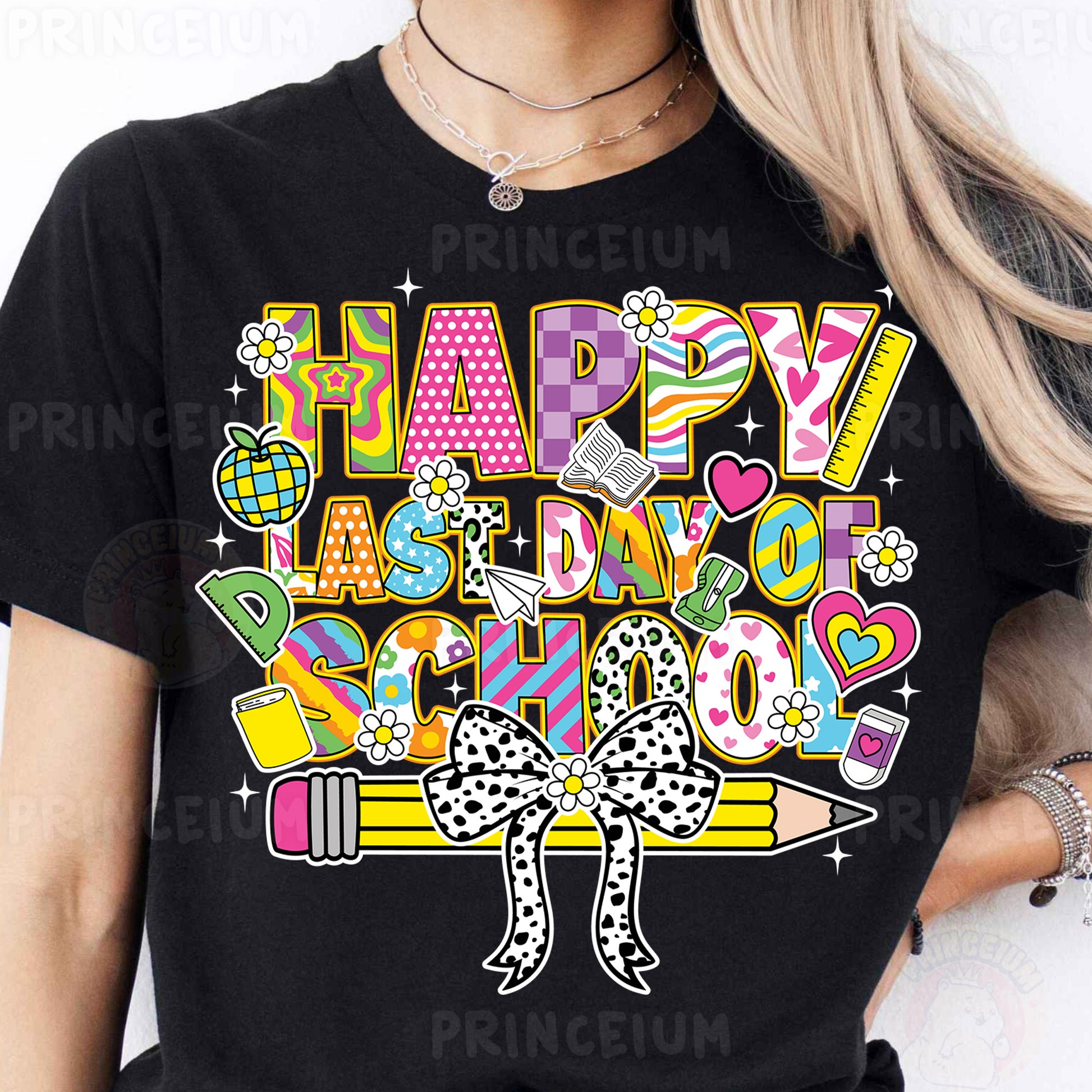 a woman wearing a happy new year tshirt