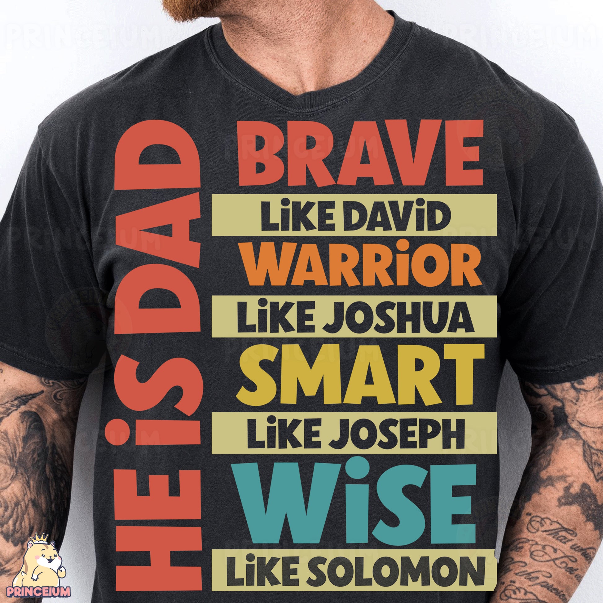 a man with a beard wearing a black shirt