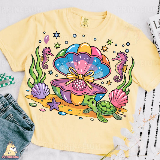 a t - shirt with an image of a sea turtle on it