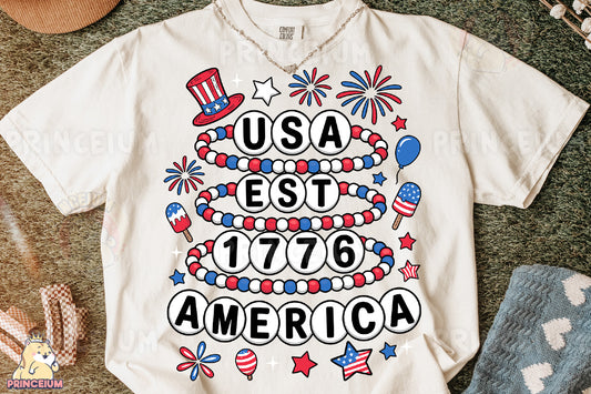 a t - shirt with the words usa est 1876 america on it