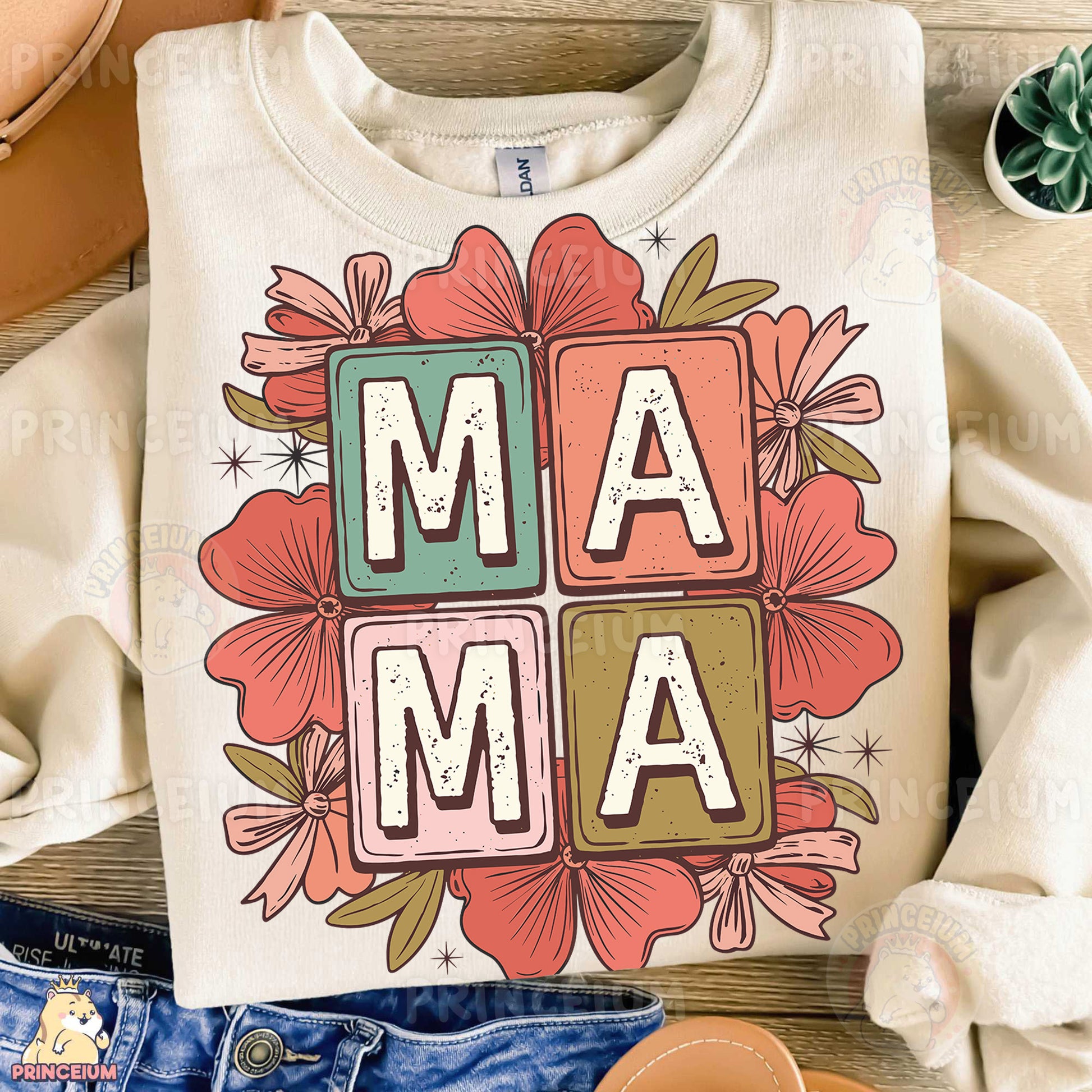 a t - shirt with the word am on it