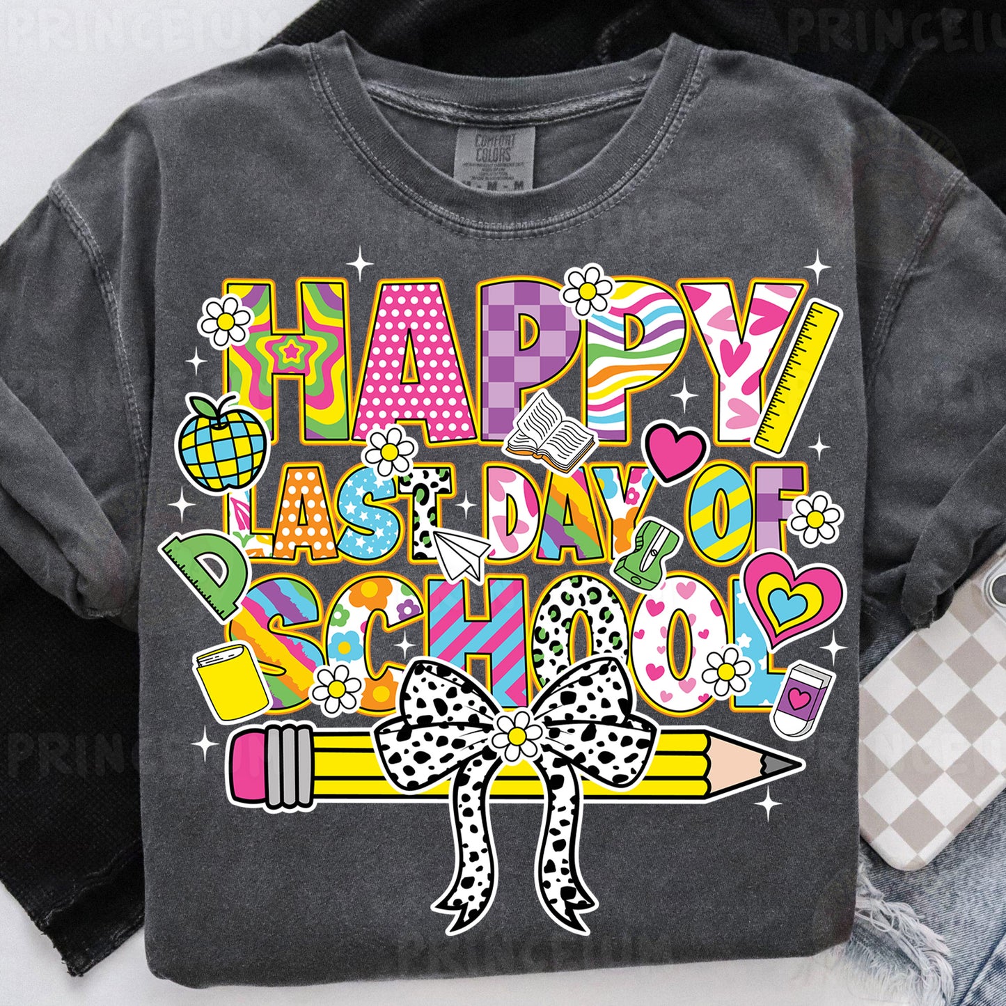 a t - shirt with the words happy birthday written on it