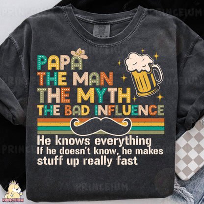 a t - shirt with a mustache and a mustache on it