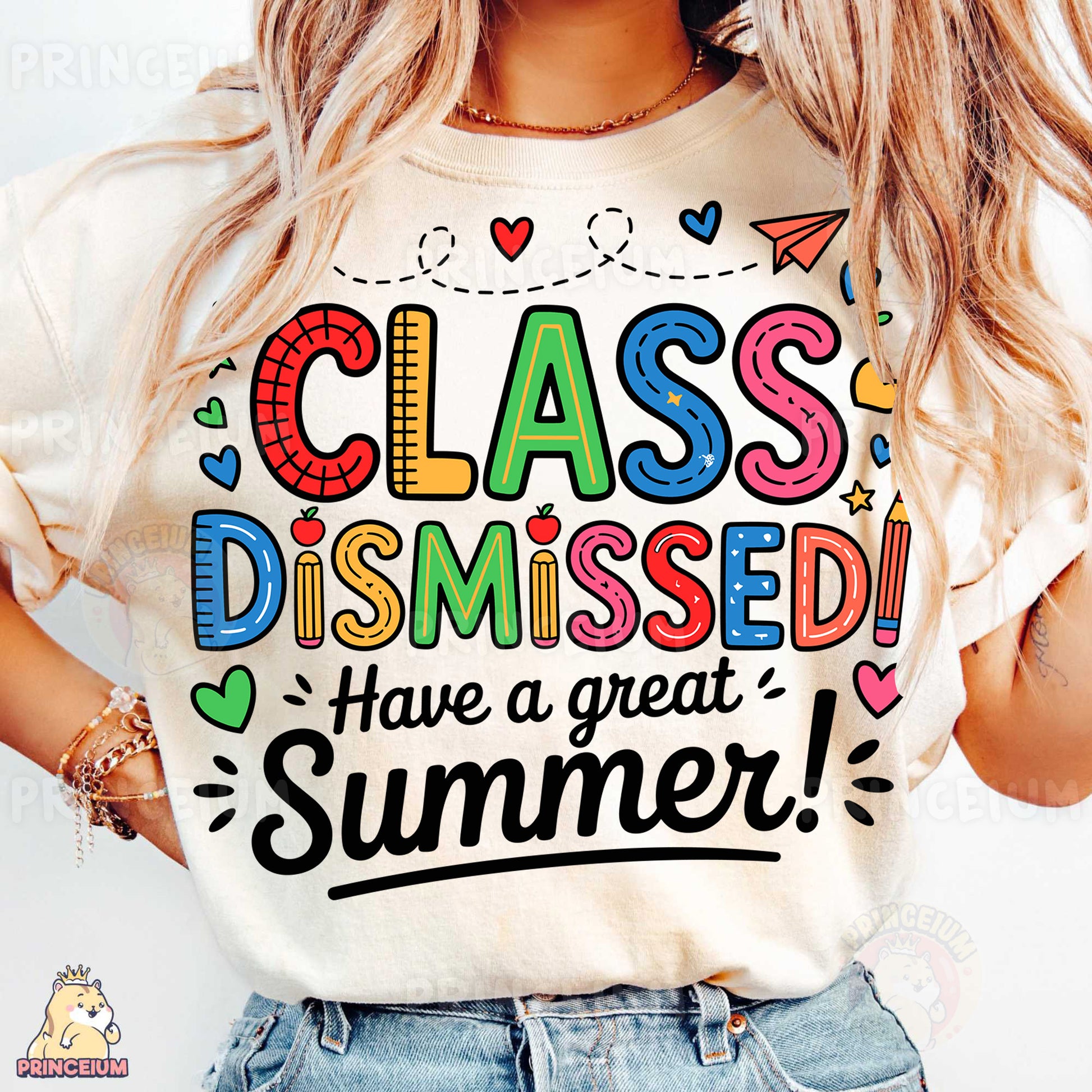 a woman wearing a t - shirt that says class dismased have a great