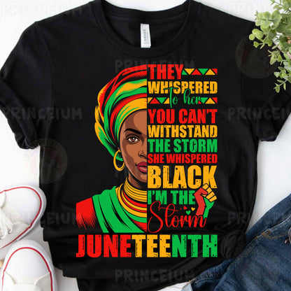 a black woman wearing a turban with a quote on it