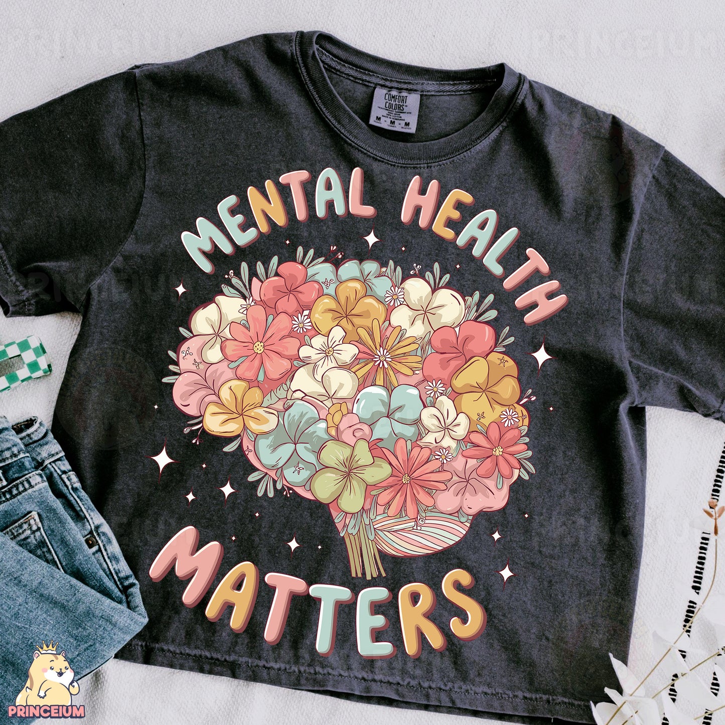 a t - shirt that says mental health matters