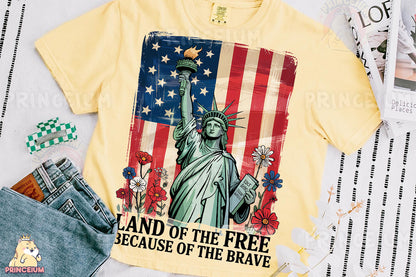 a t - shirt with the statue of liberty on it