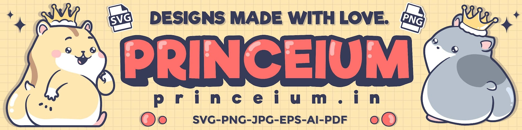 Princeium SVG Cut Files for Cricut